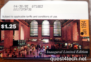 NYC Inaugural Edition MetroCard